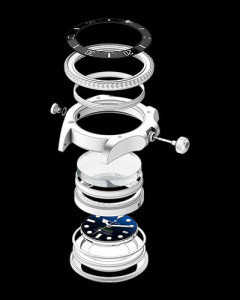 grazie al Ringlock System l'orologio può sopportare fino a un peso di circa tre tonnellate.