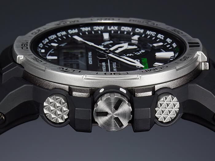 Casio Orologio Sportivo PRW-61-1ACR Con Sensori, Altimetro, Barometro, Bussola, Solare E Radio Controllato