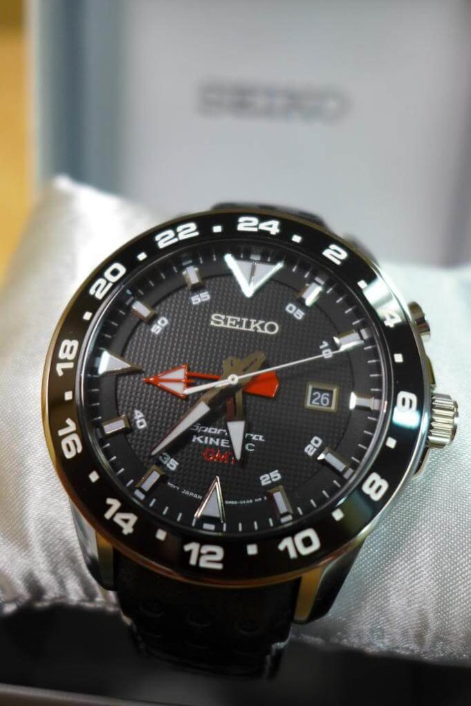 SEIKO Kinetic GMT SUN011P1 - Orologio da uomo SEIKO Kinetic GMT SUN011P1 - Orologio da uomo
