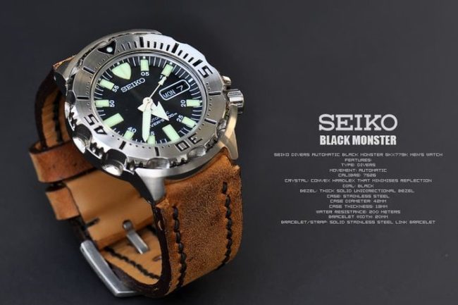 Seiko Monster black
