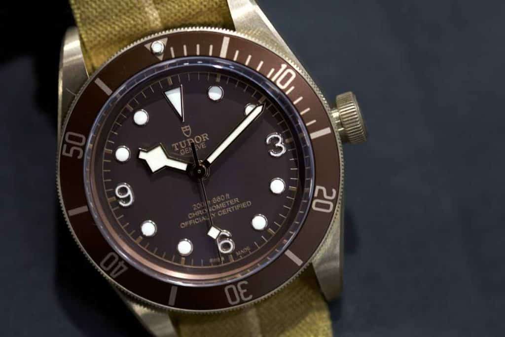 Tudor Black Bay Bronze marrone.