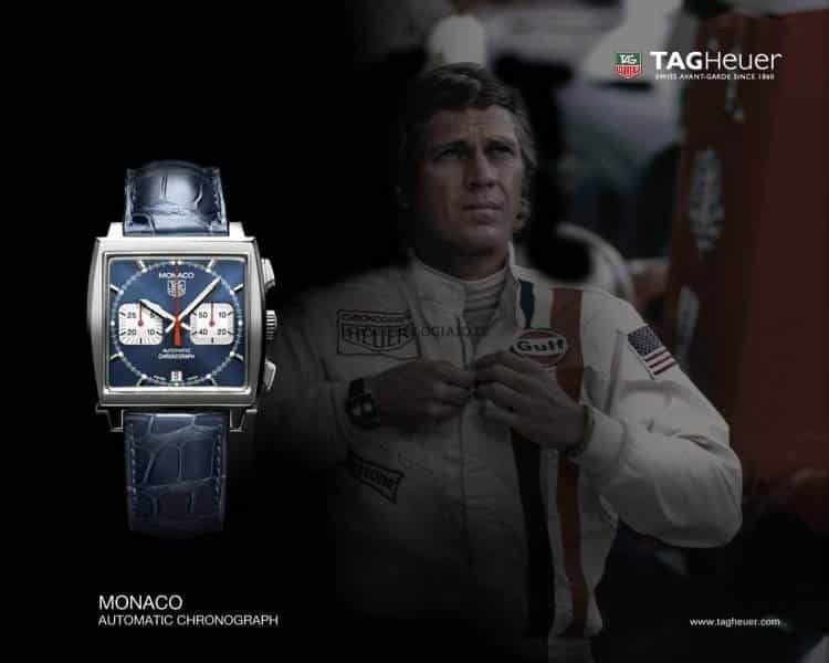 orologio vintage Tag Heuer Monaco Steve McQueen