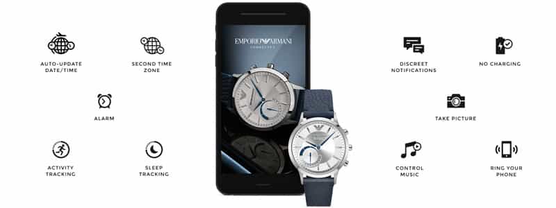 Emporio Armani Connected con lo smatphone