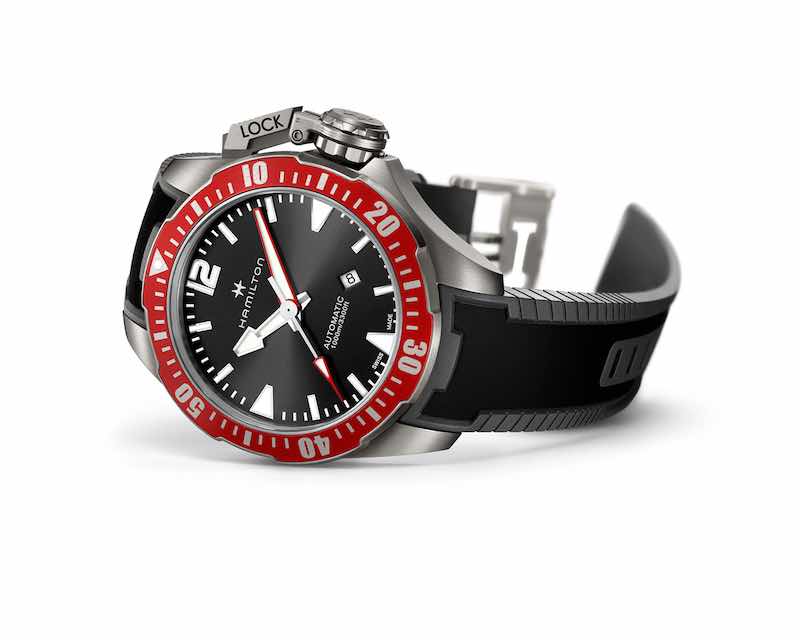 KHAKI NAVY FROGMAN TITANIUM AUTO H77805335