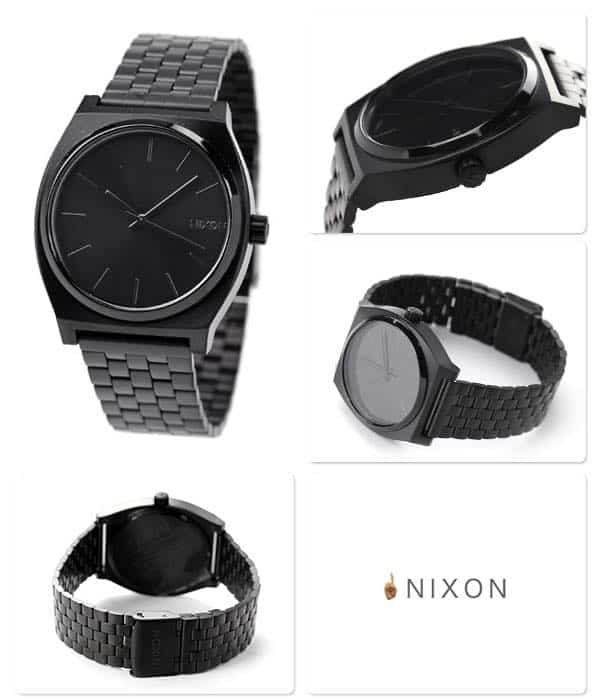 NIXON Time Teller Orologio Unisex - Quarzo, Cinturino In Acciaio Inox, Modello A045-5101-00