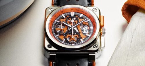 BELL & ROSS BR03-94 AEROGT ORANGE