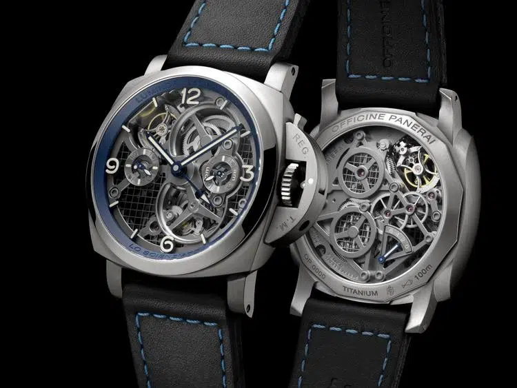Lo Scienziato - Luminor 1950 Tourbillon GMT Titanio - 47mm.