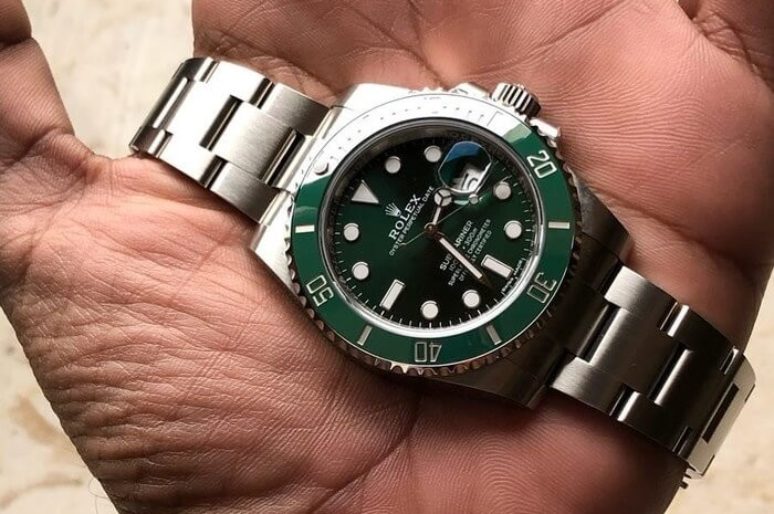 rolex verde submariner