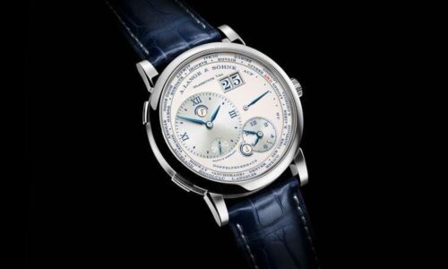 A.LANGE&SÖHNE LANGE 1 TOURBILLON QP 25TH ANNIVERSARY Cassa in oro bianco.