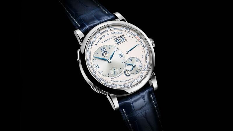 A.LANGE&SÖHNE LANGE 1 TOURBILLON QP 25TH ANNIVERSARY Cassa in oro bianco.