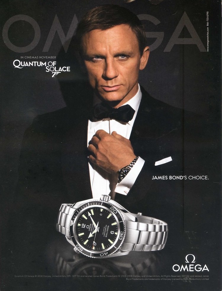 QUANTUM OF SOLACE 2008 omega 2201.50.00