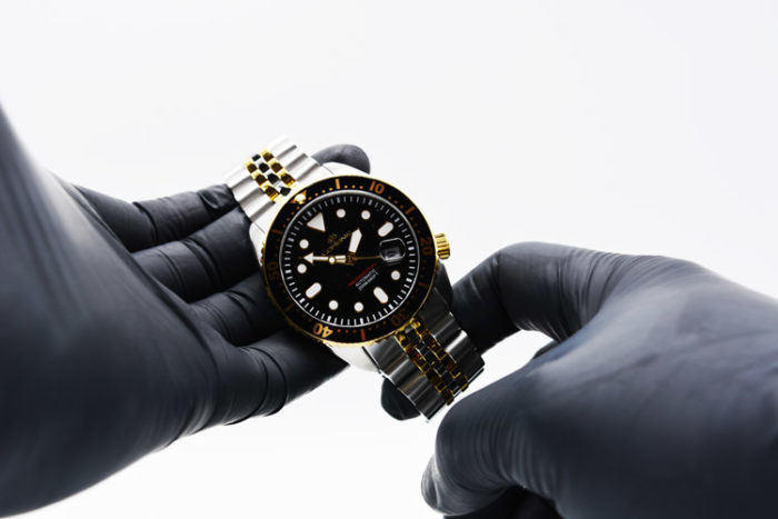Montre Lorenz Shark V, Automatique, Acier, Multicolore, Réf 030255DD