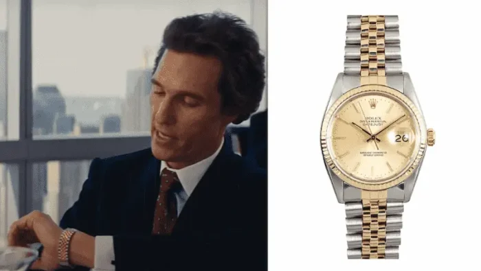 Matthew McConaughey indossa un Rolex Datejust