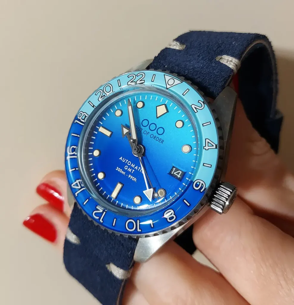 OOO - Out of Order® Watches Bomba Blu Automatic GMT (9)