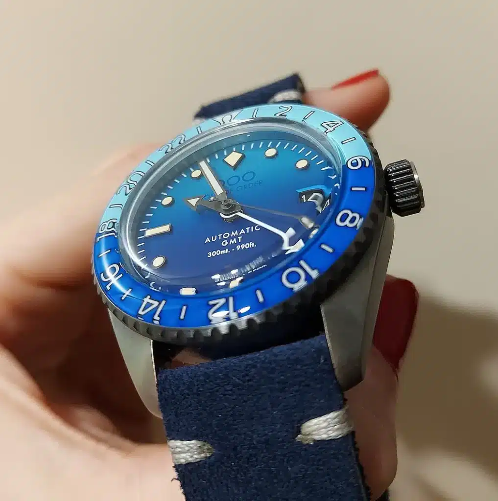 OOO - Out of Order® Watches Bomba Blu Automatic GMT (9)