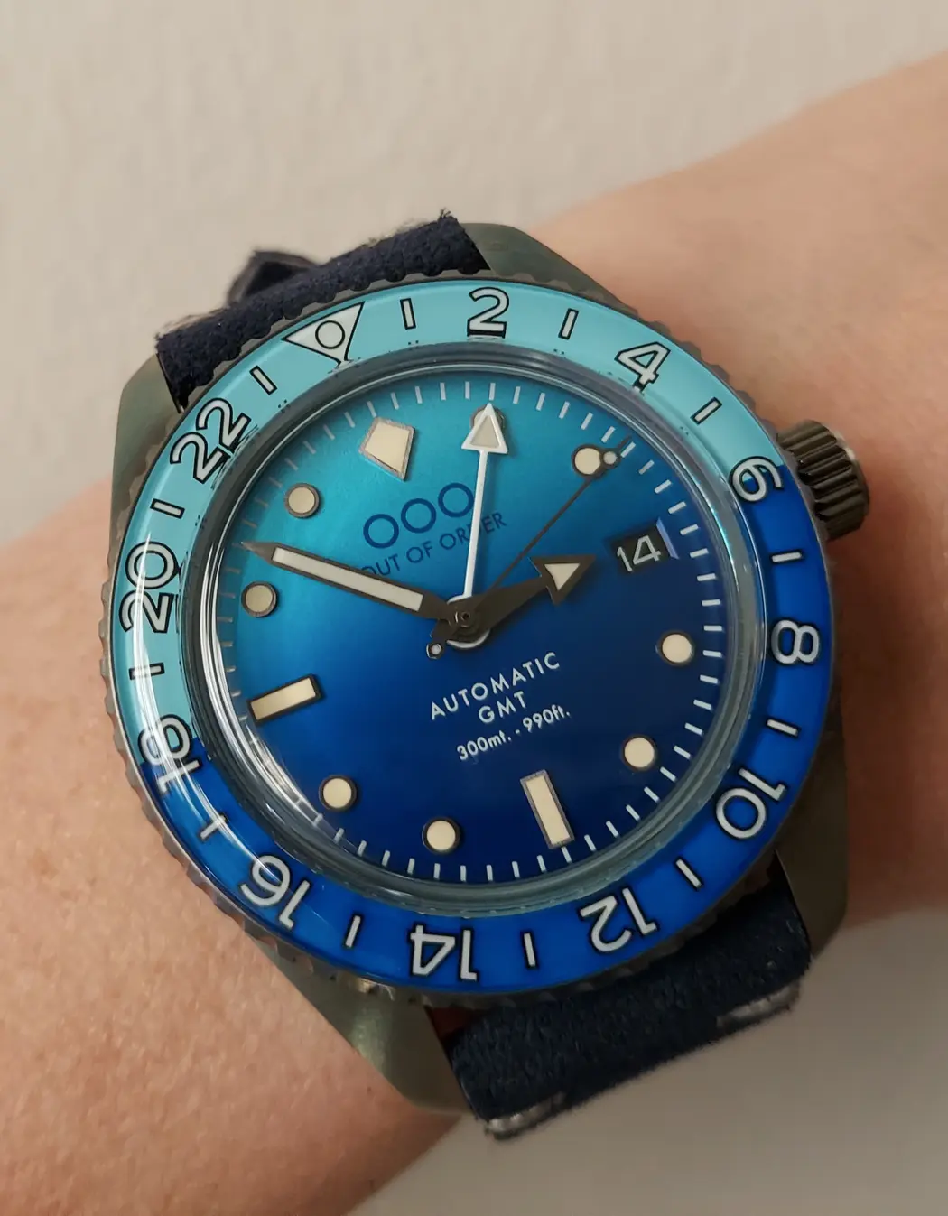 OOO - Out of Order® Watches Bomba Blu Automatic GMT (9)