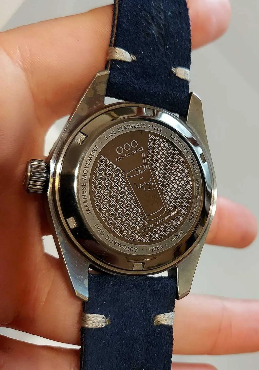 OOO - Out of Order® Watches Bomba Blu Automatic GMT (9)