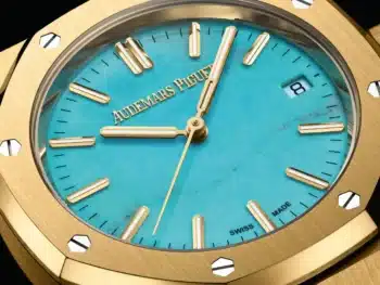 Audemars Piguet Royal Oak 37 mm in oro giallo e quadrante turchese