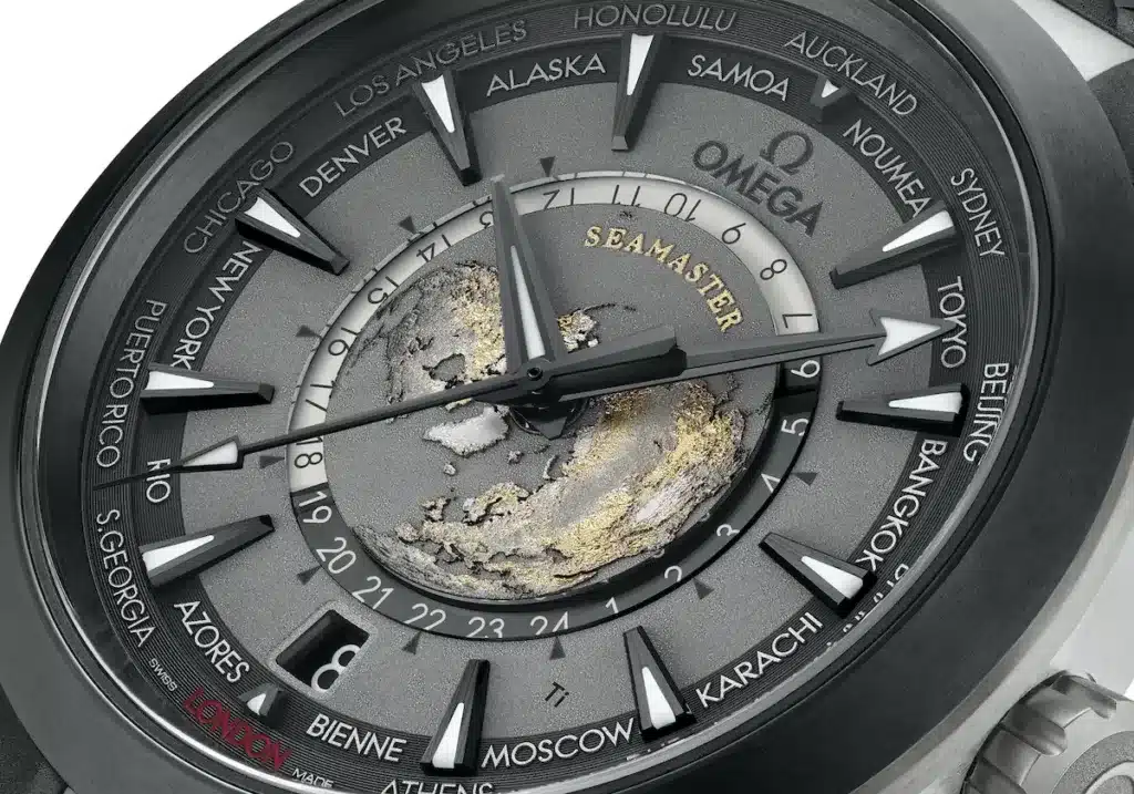 Quadrante Omega Seamaster Aqua Terra World Timer 