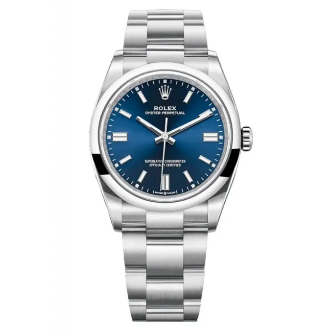 rolex oyster perpetual 36 blue
