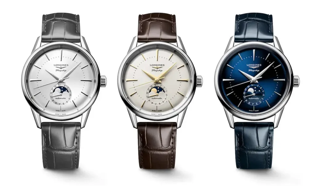 collezione Longines Flagship Heritage Moonphase 38.5mm