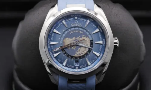 Omega Seamaster Aqua Terra GMT Worldtimer Summer Blue
