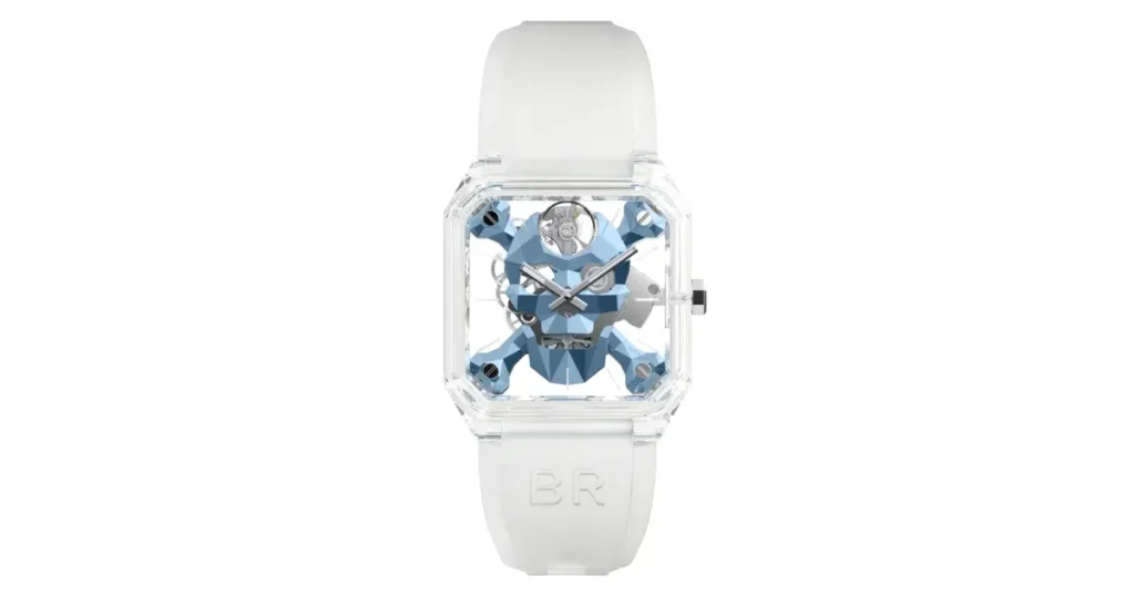 Bell & Ross BR 01 Cyber Skull Sapphire Ice Blue