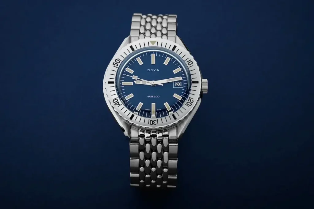 Doxa Sub 200 con ghiera in acciaio lucido