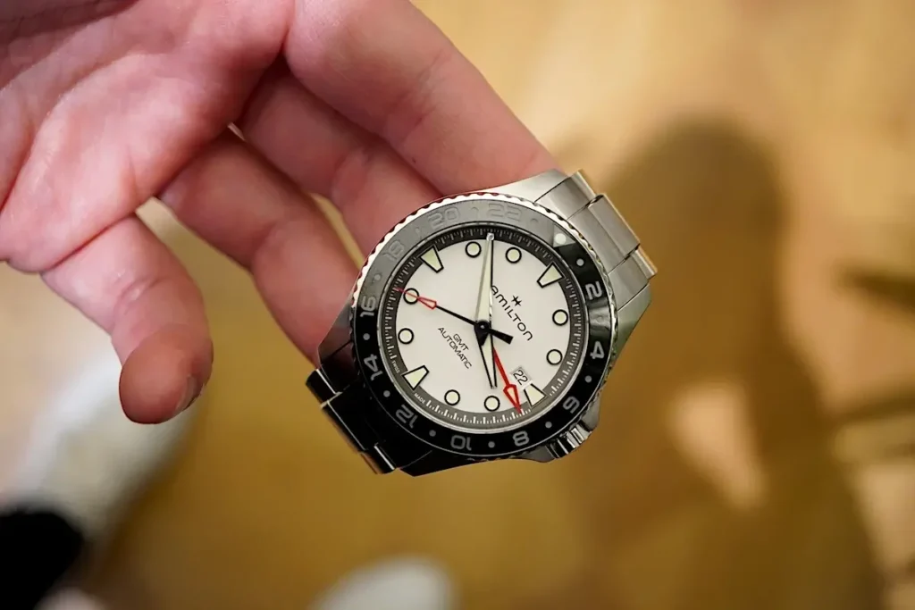 Hamilton Khaki Navy Scuba GMT acciaio