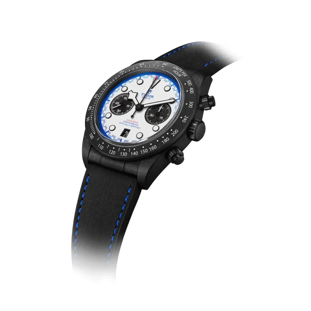 quadrante bianco Tudor Black Bay Chrono Carbon 25