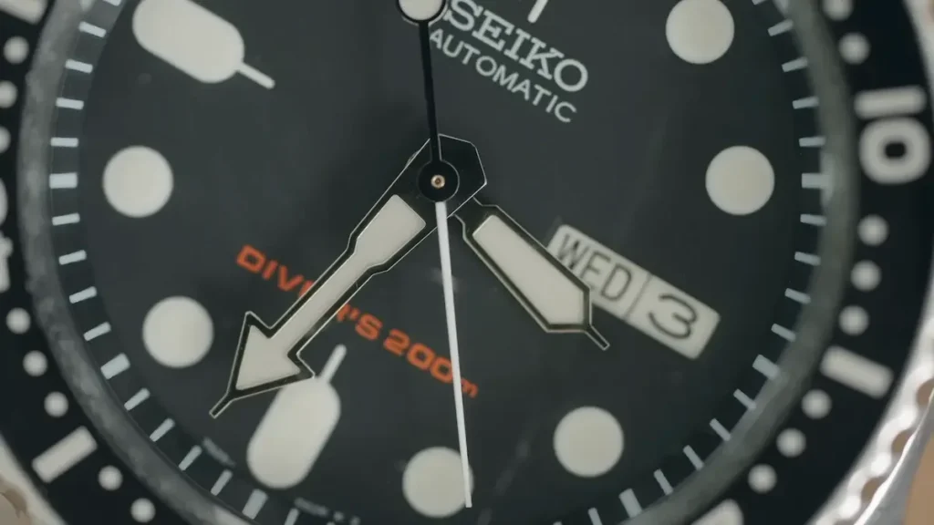 Seiko SKX007 quadrante