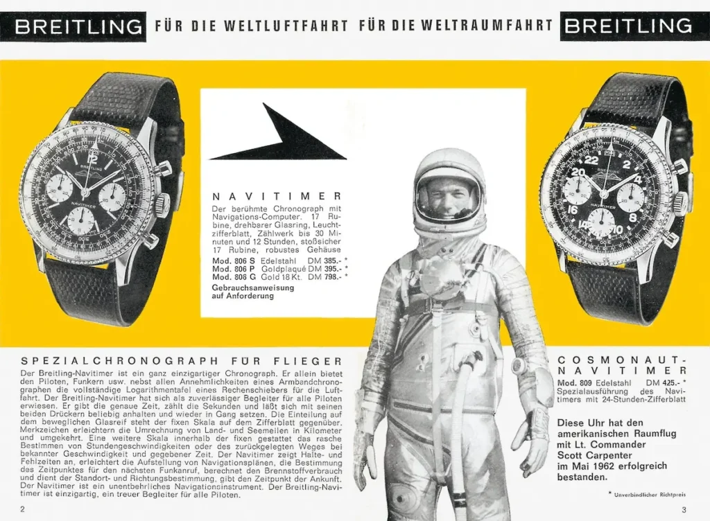Breitling Navitimer B02 Chronograph 41 Cosmonaute Scott Carpenter Centenary