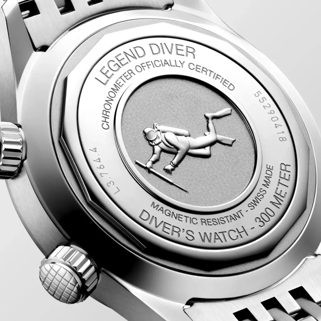 Longines Legend Diver 39mm con quadrante bianco