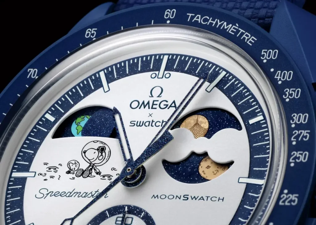 MoonSwatch Mission to Earthphase – Moonshine Gold