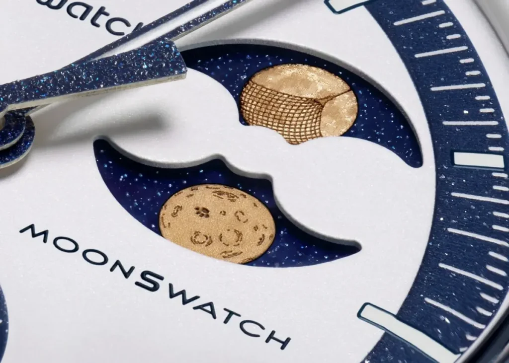 MoonSwatch Mission to Earthphase – Moonshine Gold