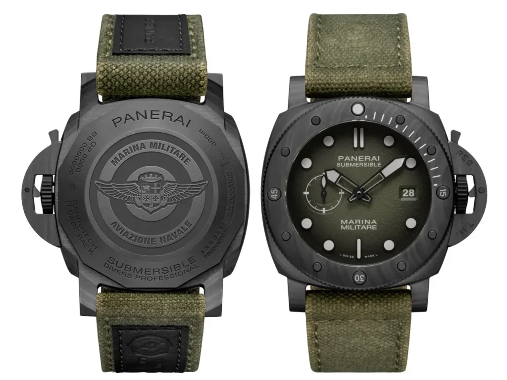 movimento Panerai Submersible Marina Militare PAM01697 e PAM01698