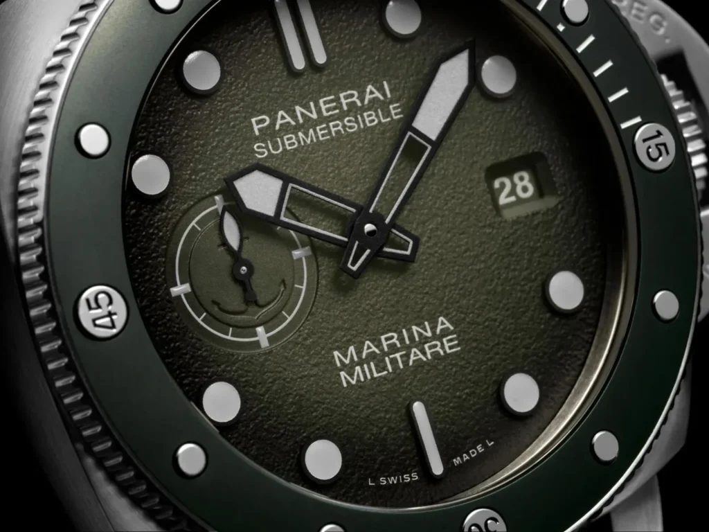 quadrante Panerai Submersible Marina Militare PAM01697 e PAM01698