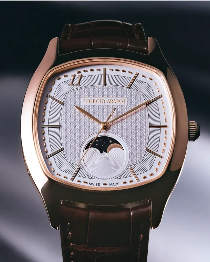 Gli orologi firmati Armani e la collaborazione con Parmigiani