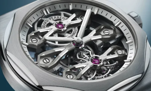 Girard-Perregaux Laureato Three Gold Bridges