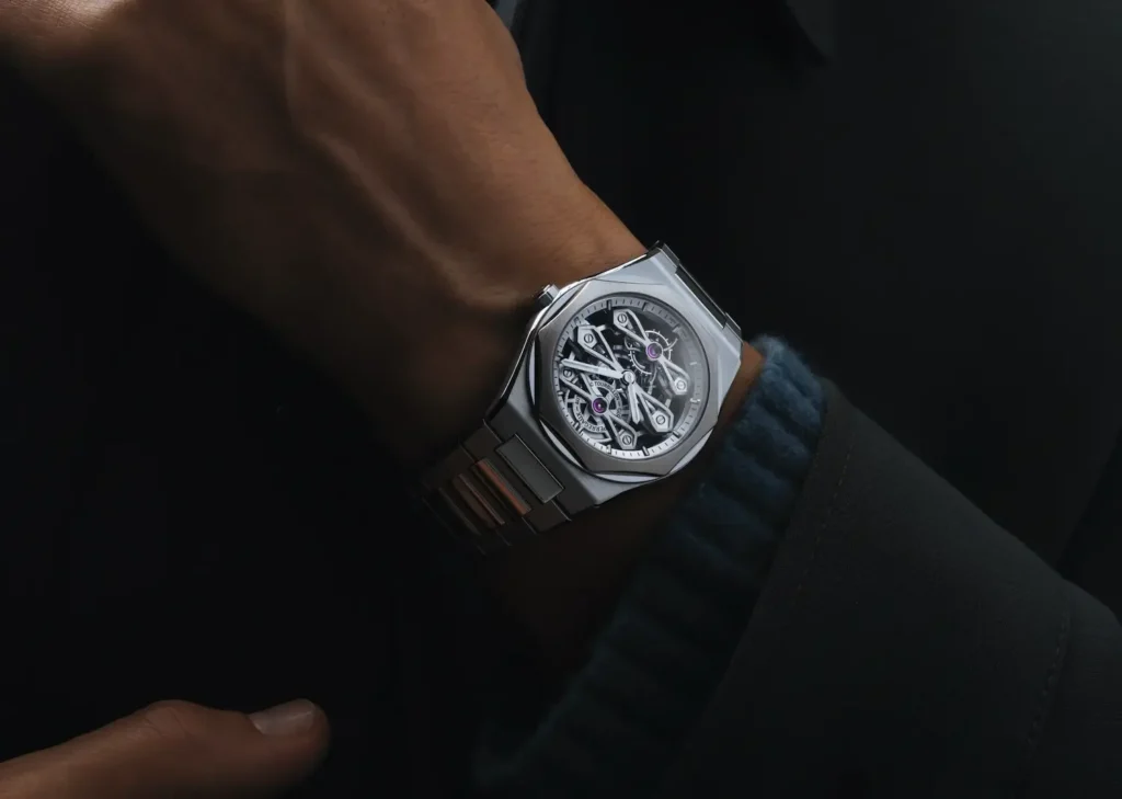 Girard-Perregaux Laureato Three Gold Bridges