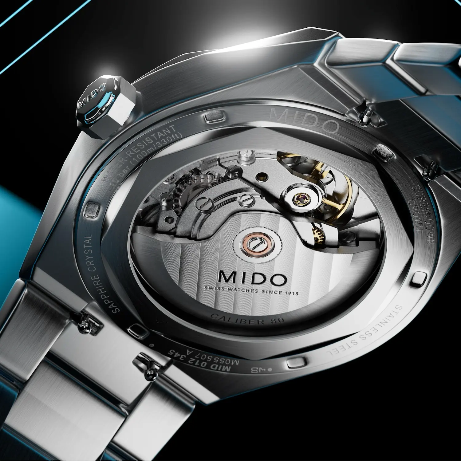 Mido Multifort 8 One Crown 
