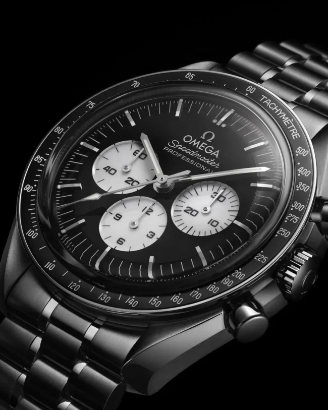 Speedmaster Moonwatch Professional Black and White (2026), in acciaio
