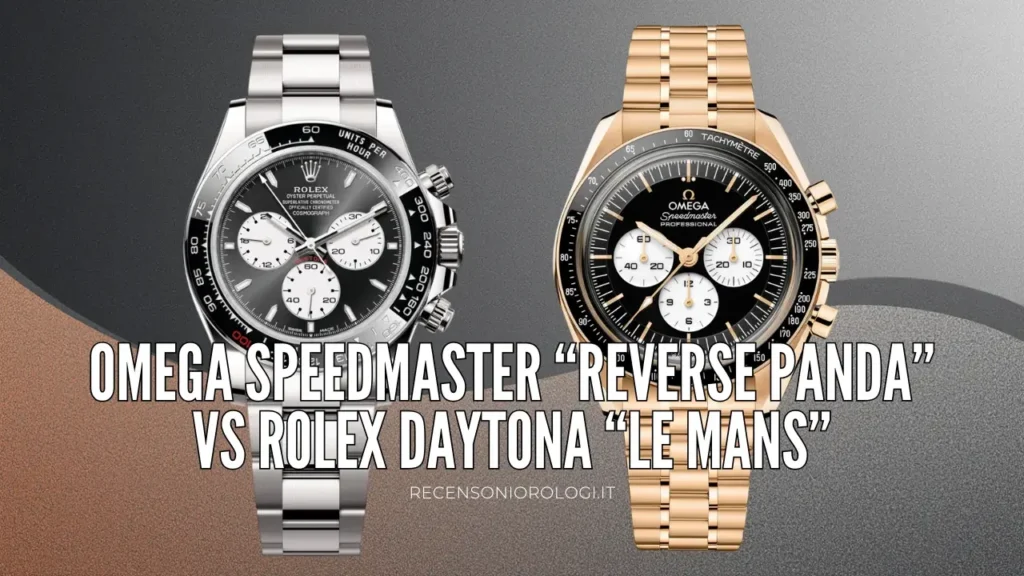 Omega Speedmaster “Reverse Panda” vs Rolex Daytona “Le Mans” Omega Speedmaster “Reverse Panda” vs Rolex Daytona “Le Mans”