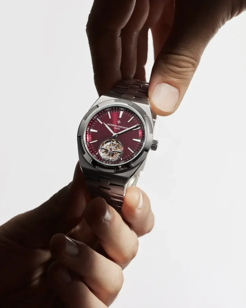 Vacheron Constantin Overseas Tourbillon titanio rosso