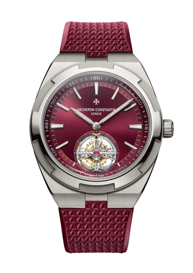 Vacheron Constantin Overseas Tourbillon titanio rosso