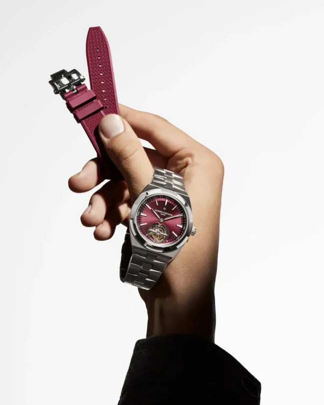 Vacheron Constantin Overseas Tourbillon titanio rosso