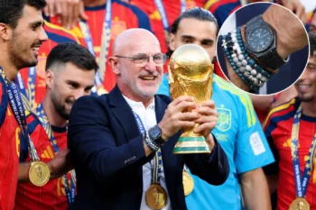 Quale orologio indossava de la Fuente alla finale dei Mondiali?