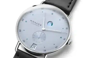 NOMOS Metro datario indicatore di carica ice blue